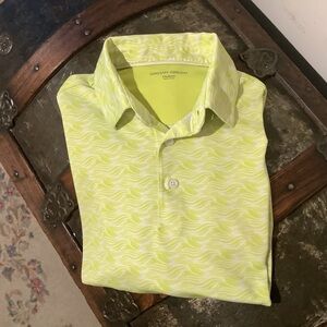 Galvin Green Lime Green Golf Polo Shirt Sz Med